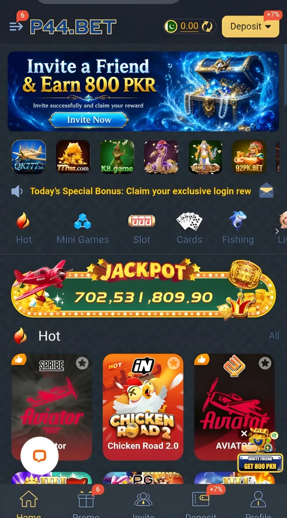 P44 BET Game